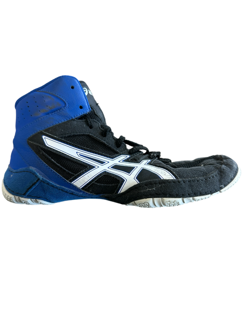 Vist Large View of Product Image Which is Used Asics MATCONTROL Wrestling Shoes Royal Blue Senior 7
