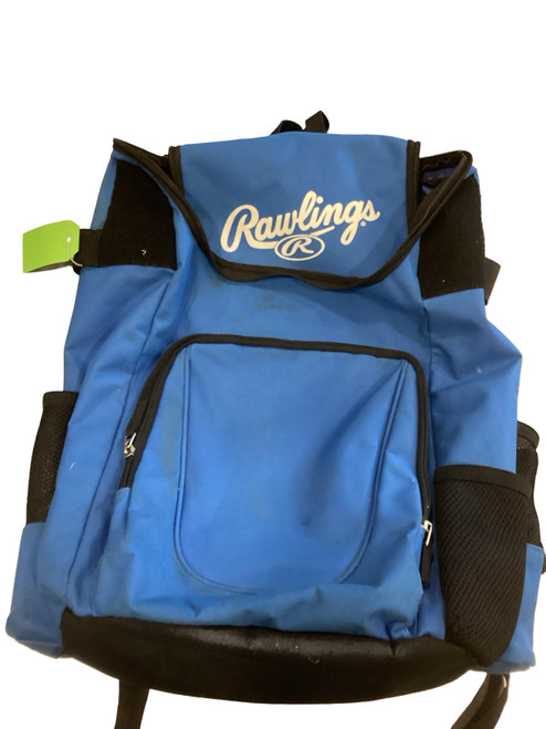Vist Large View of Product Image Which is Used Rawlings RAWLINGS ROYAL BLUE/BLACK BACKPACK BB/SB Player Backpack Royal Blue
