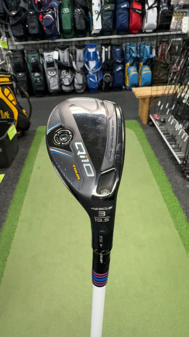 Vist Large View of Product Image Which is Used Taylormade QI10 TOUR RESCUE Mens Hybrid Club RH 3 Hybrid