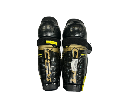 Vist Large View of Product Image Which is Used CCM VECTOR PREMIER Senior Shin Guards Black 13"