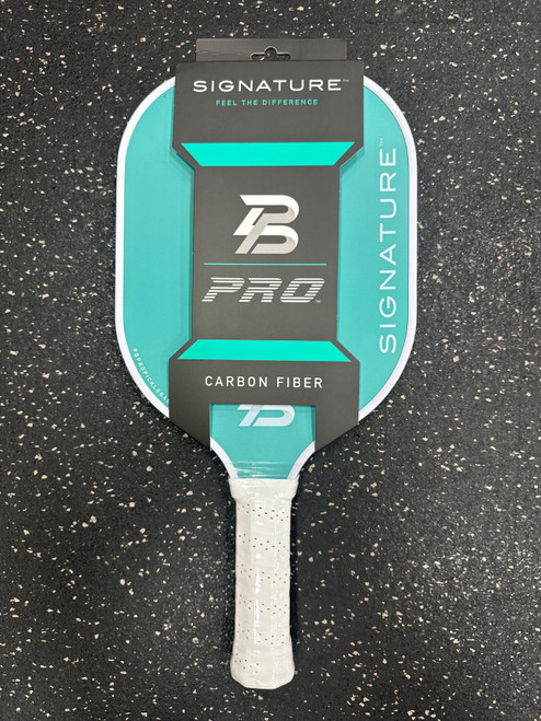 Vist Large View of Product Image Which is NEW PB PRO SIGNATURE Pickleball Racquet Turquoise