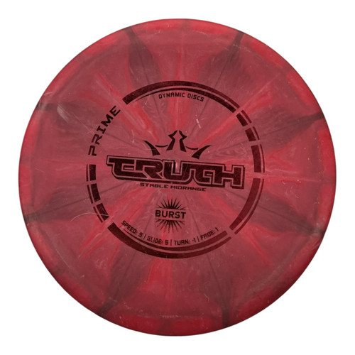 Vist Large View of Product Image Which is Used Dynamic Discs TRUTH Disc Golf Mid Range Red 174g