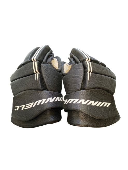 Vist Large View of Product Image Which is Used WinnWell W Youth Gloves Black 8"