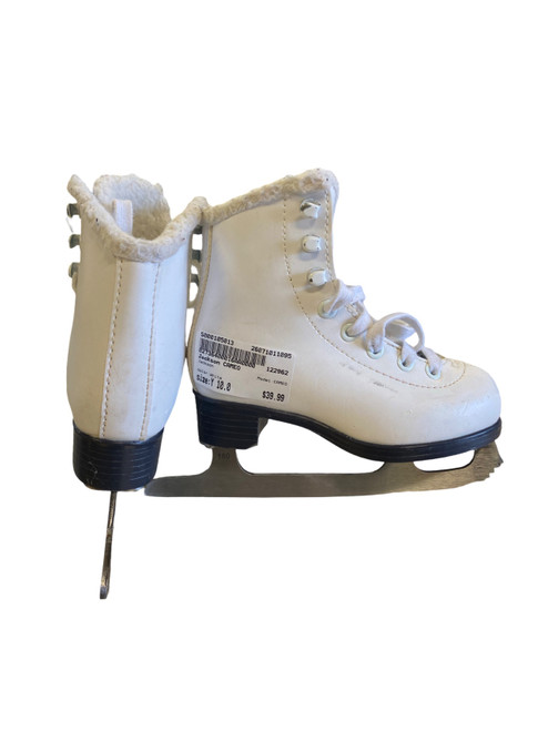 Vist Large View of Product Image Which is Used Jackson CAMEO Girls Figure Skate White Youth 10.0