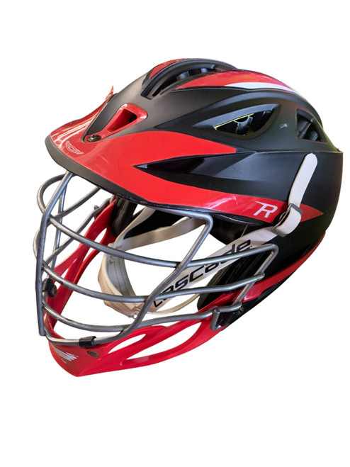 Vist Large View of Product Image Which is Used Cascade CPV-R Lacrosse Helmet Black LG