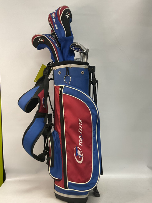Vist Large View of Product Image Which is Used Top Flite XL J Jr Package Set RH White/Red/Navy 7 Piece