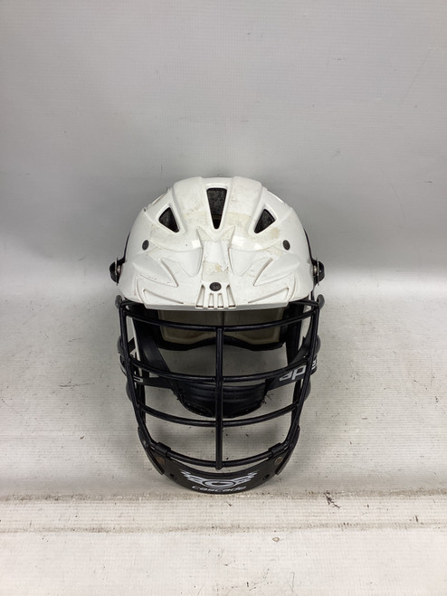 Vist Large View of Product Image Which is Used Cascade LAX HELMET Lacrosse Helmet White One Size