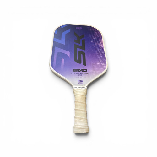 Vist Large View of Product Image Which is Used EVO HYBRID 2.0 MAX Pickleball Racquet Purple