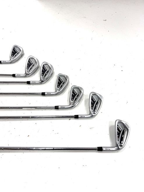 Vist Large View of Product Image Which is Used Ping I20 WHITE 5-UTILITY WEDGE Mens Iron Set RH 