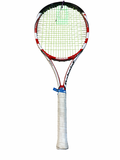 Vist Large View of Product Image Which is Used Babolat PURE STORM TOUR Adult Tennis Racquet Black 4 1/4"