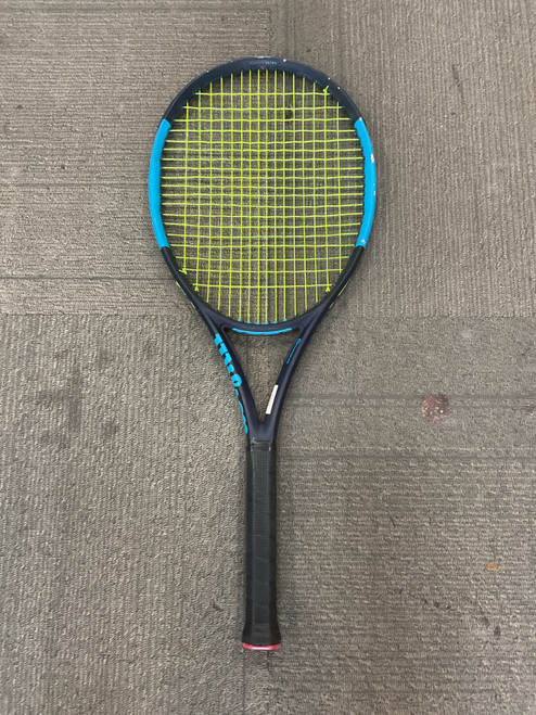 Vist Large View of Product Image Which is Used Wilson ULTRA 100 V2 Adult Tennis Racquet Navy Blue Unknown