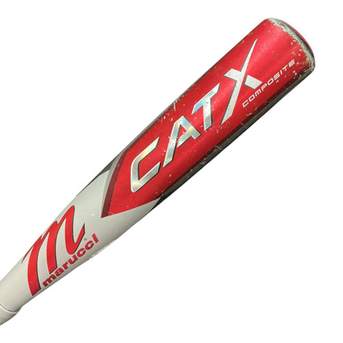 Vist Large View of Product Image Which is Used Marucci CAT X COMPOSITE USSSA 2 3/4 Bat 29"