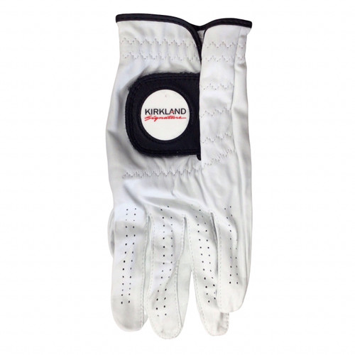 Vist Large View of Product Image Which is Used Kirkland Signature Mens Golf Glove White LG