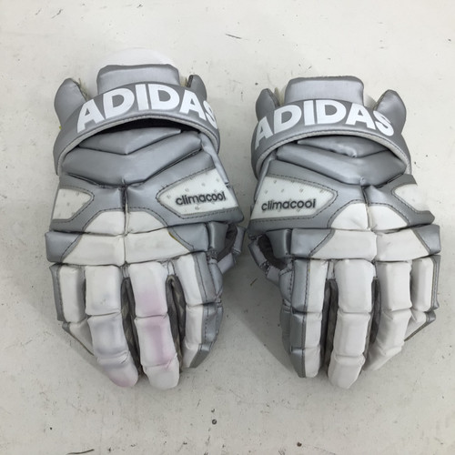 Vist Large View of Product Image Which is Used Adidas EQT BERSERKER JR 10 IN LAX GLOVE Lacrosse Gloves Junior White 10"