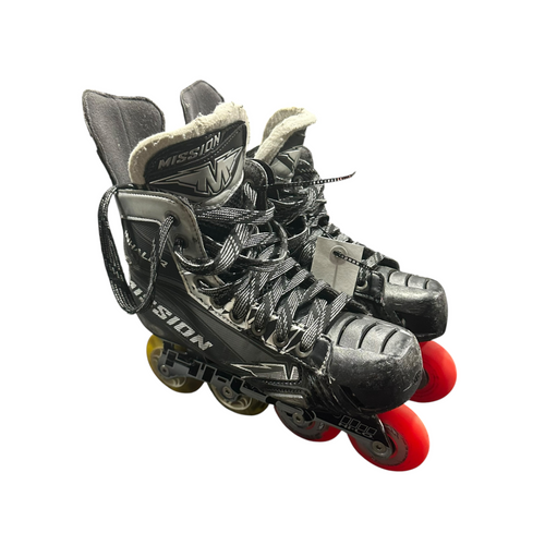 Vist Large View of Product Image Which is Used Mission Roller Hockey Skates Black Senior 5