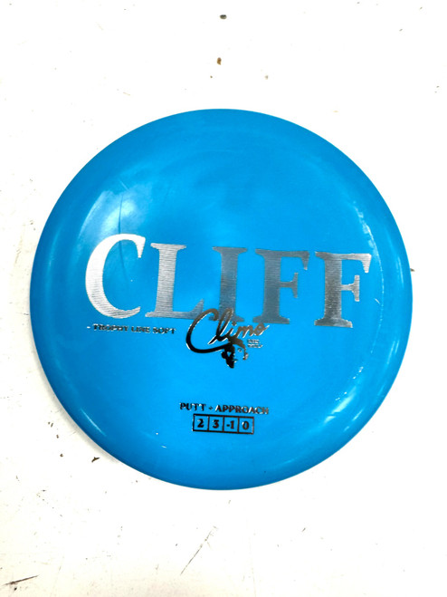 Vist Large View of Product Image Which is Used CLIMO CHAMP TROPHY LINE Disc Golf Putter Royal Blue 174g