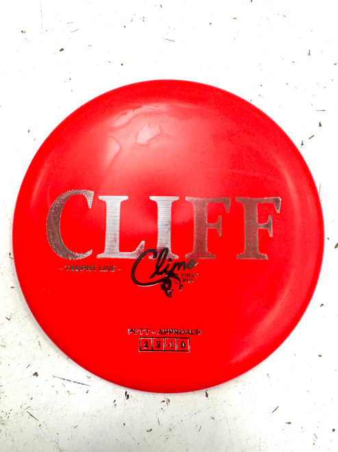 Vist Large View of Product Image Which is Used CLIMO CHAMP TROPHY LINE Disc Golf Putter Orange 174g