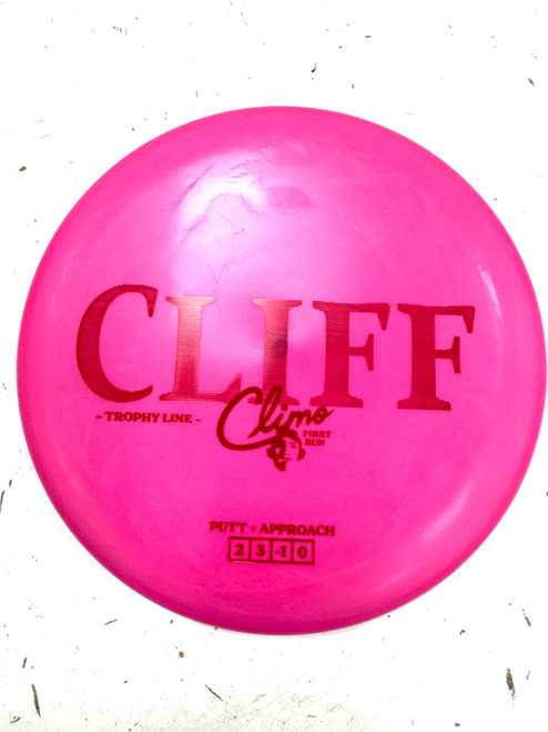 Vist Large View of Product Image Which is Used CLIMO CHAMP TROPHY LINE Disc Golf Putter Pink 168g