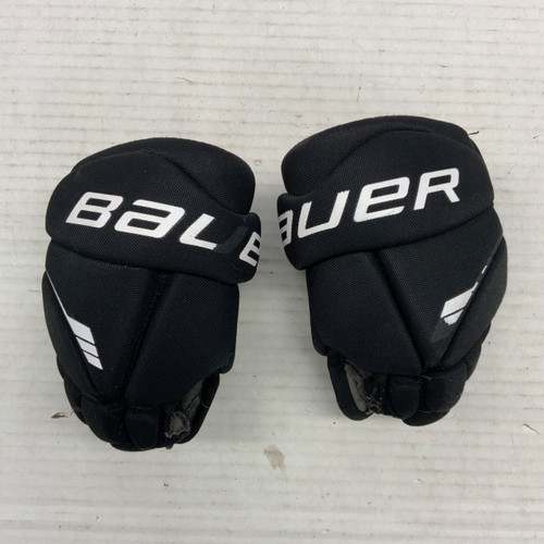 Vist Large View of Product Image Which is Used Bauer LIL SPORT Youth Gloves Black 8"