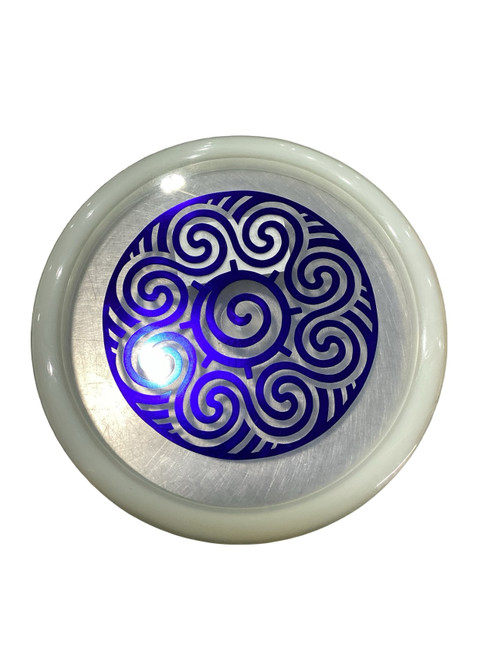 Vist Large View of Product Image Which is Used SWIRL PATTERN Disc Golf Driver Clear