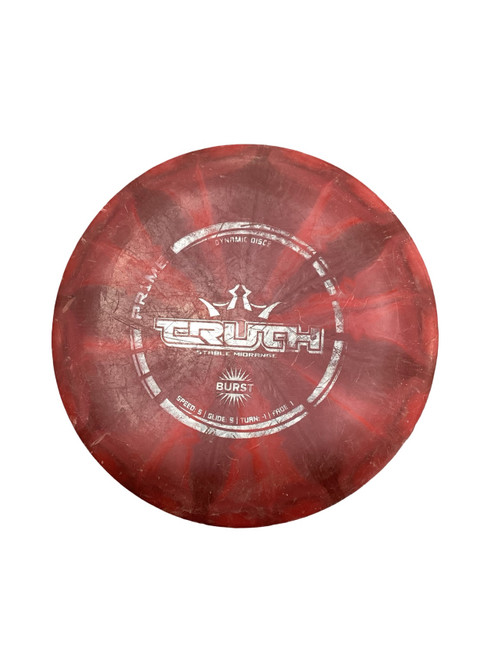 Vist Large View of Product Image Which is Used Dynamic Discs PRIME TRUTH BURST Disc Golf Mid Range Maroon