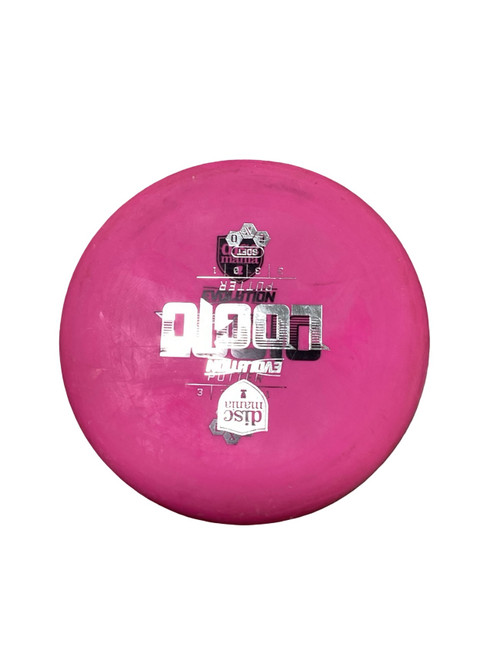 Vist Large View of Product Image Which is Used Discmania EVOLUTION LOGIC SOFT MISPRINT Disc Golf Putter Pink