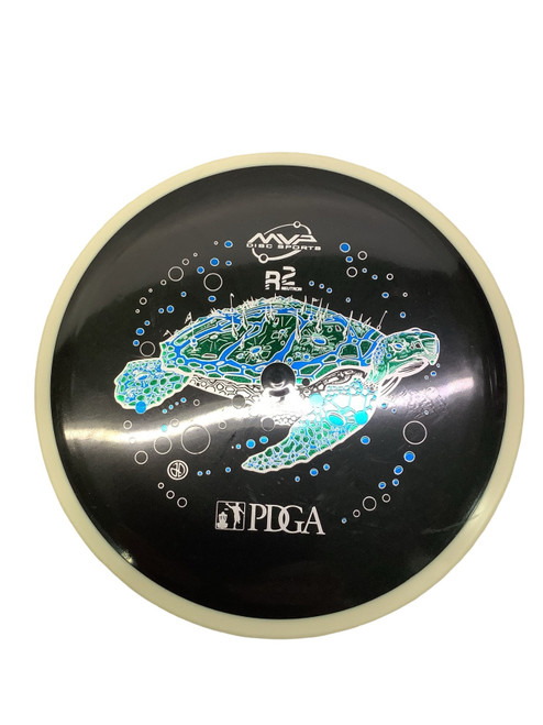 Vist Large View of Product Image Which is Used MVP R2 NEUTRON TURTLE Disc Golf Driver Black
