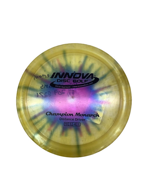 Vist Large View of Product Image Which is Used Innova CHAMPION MONARCH Disc Golf Driver Clear