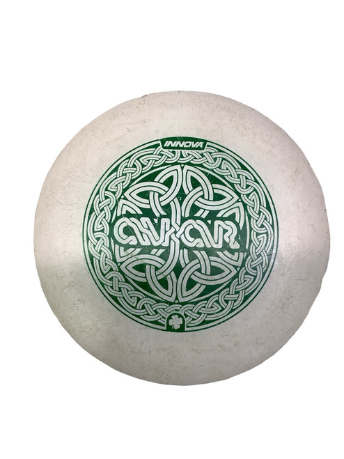 Vist Large View of Product Image Which is Used Innova AVIAR PUTTER Disc Golf Putter White