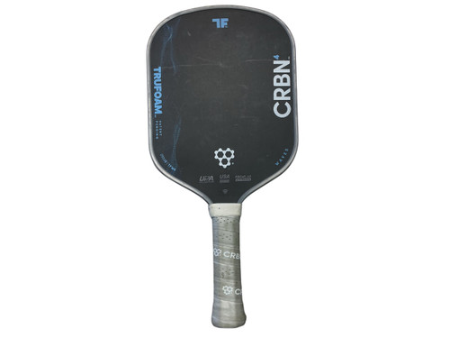 Vist Large View of Product Image Which is Used TRUFOAM CRBN1 Pickleball Racquet Black