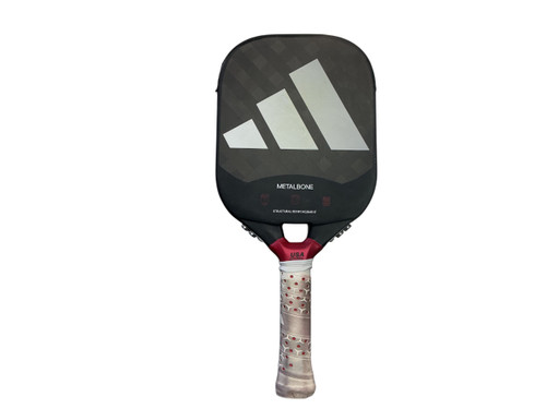 Vist Large View of Product Image Which is Used Adidas METALBONE PADDLE Pickleball Racquet Black
