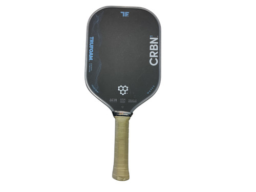Vist Large View of Product Image Which is Used TRUFOAM CRBN1 Pickleball Racquet Black