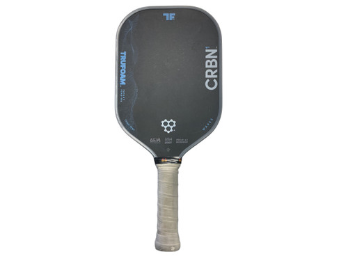 Vist Large View of Product Image Which is Used TRUFOAM CRBN1 Pickleball Racquet Black