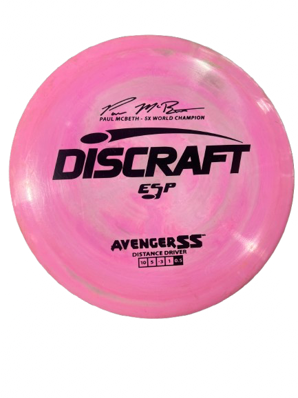 Vist Large View of Product Image Which is Used Discraft AVENGER SS Disc Golf Driver Pink