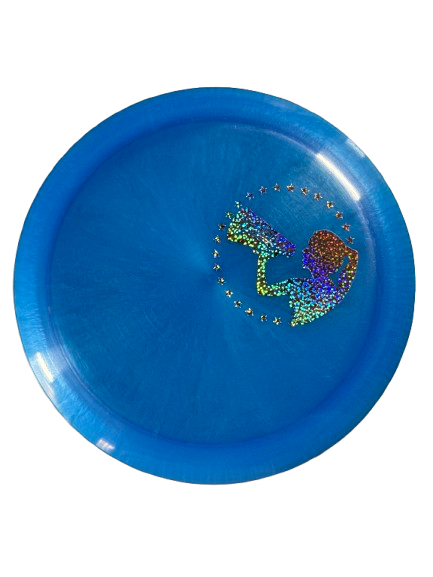 Vist Large View of Product Image Which is Used Discraft THRASHER - JANICE Disc Golf Driver Royal Blue