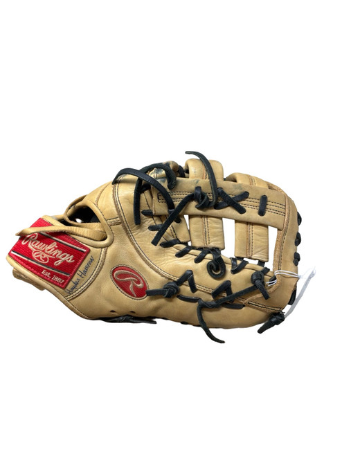 Vist Large View of Product Image Which is Used Rawlings GG ELITE BB/SB First Base RH Throw Tan 13"