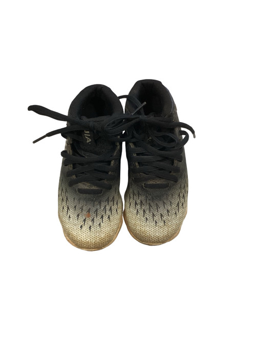 Vist Large View of Product Image Which is Used Under Armour BASEBALL CLEATS BLACK AND WHITE BB/SB Cleats Black Youth 11.0