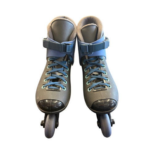Vist Large View of Product Image Which is Used Rollerblade Lightning TRS Senior Rec Fitness Skates Black Senior 8