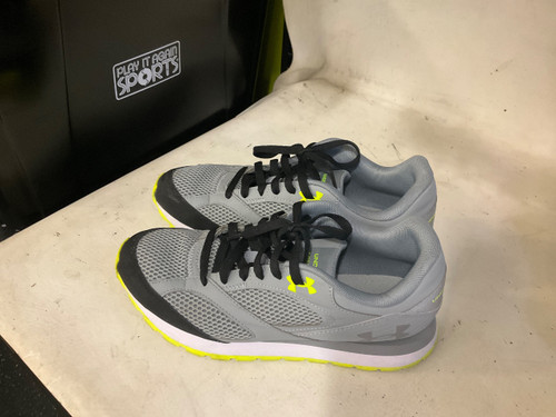 Vist Large View of Product Image Which is Used Under Armour Basketball Shoes M Grey Senior 9.5