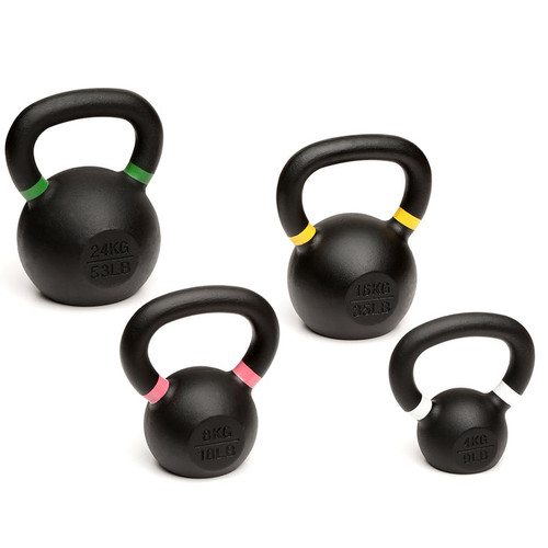 Vist Large View of Product Image Which is New 18lb Cast Iron Kettlebell