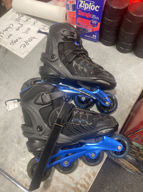 Vist Large View of Product Image Which is Used Schwinn ABEC 7 Senior Roller Quad Skates Black Adjustable