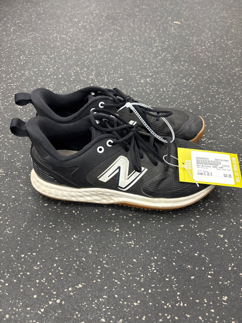 Vist Large View of Product Image Which is Used New Balance 3000 TURF BB/SB Cleats Black Senior 10.5