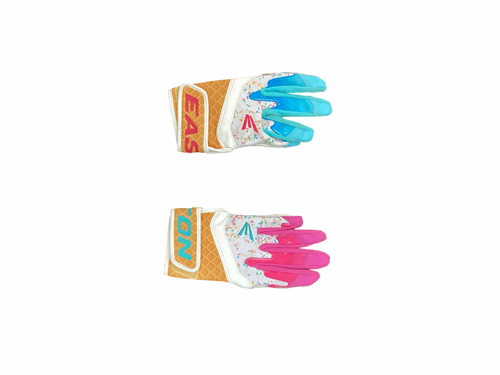 Vist Large View of Product Image Which is Used Easton BB/SB Batting Gloves White XS