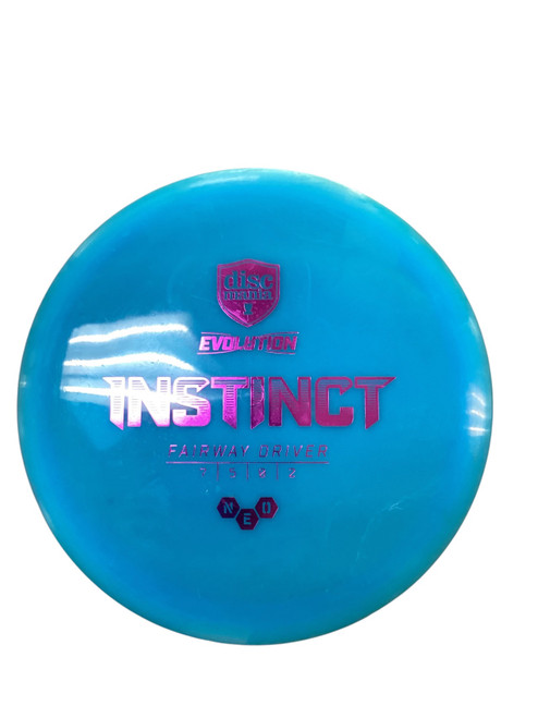 Vist Large View of Product Image Which is Used Discmania INSTINCT Disc Golf Driver Royal Blue