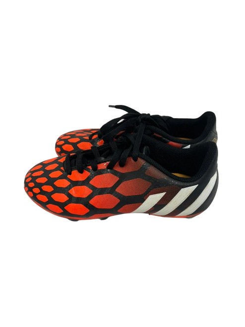 Vist Large View of Product Image Which is Used Adidas Predito Jr 1 Soccer Cleats Orange