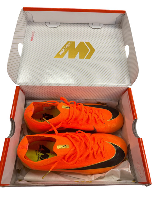 Vist Large View of Product Image Which is Used Nike Soccer Cleats Orange Senior 6