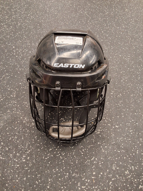Vist Large View of Product Image Which is Used Easton E300 Helmet Cage Combo Black MD