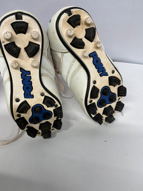 Vist Large View of Product Image Which is Used LAX Cleats Boys White Youth 10.5