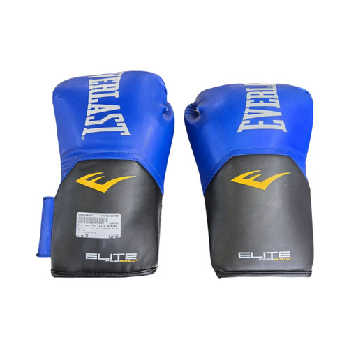 Vist Large View of Product Image Which is Used Everlast PRO ELITE BOXING GLOVES Boxing Gloves Royal Blue Senior