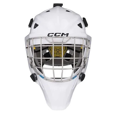 Vist Large View of Product Image Which is New CCM AXIS F5 GOAL MASK-SR WHITE
